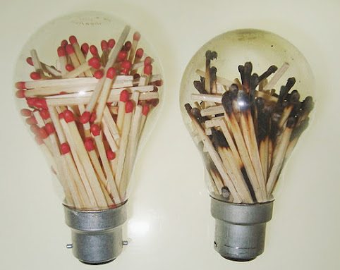 Bright ideas burnt ideas