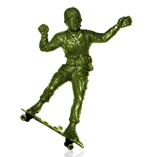 Toy soldier skaters by Steve Nishimoto