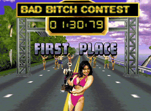 Bad bitch contest you in first place