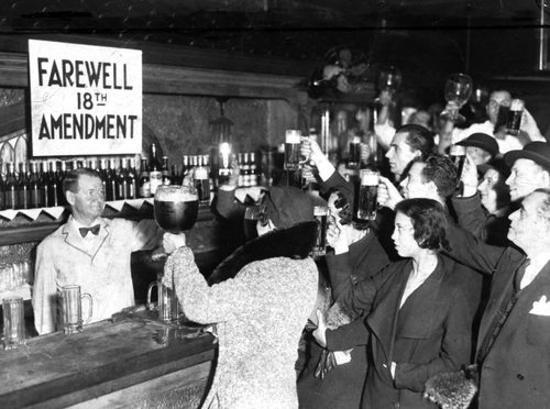 December 5, 1933 - Prohibition ends