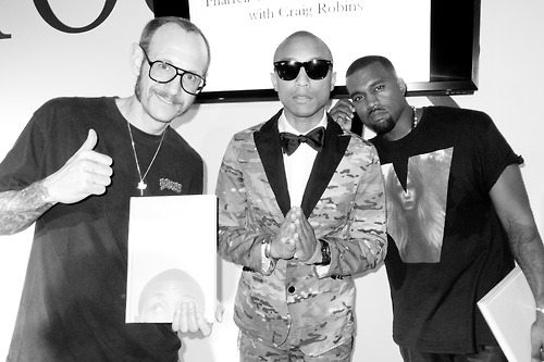 Terry, Pharrell and Kanye