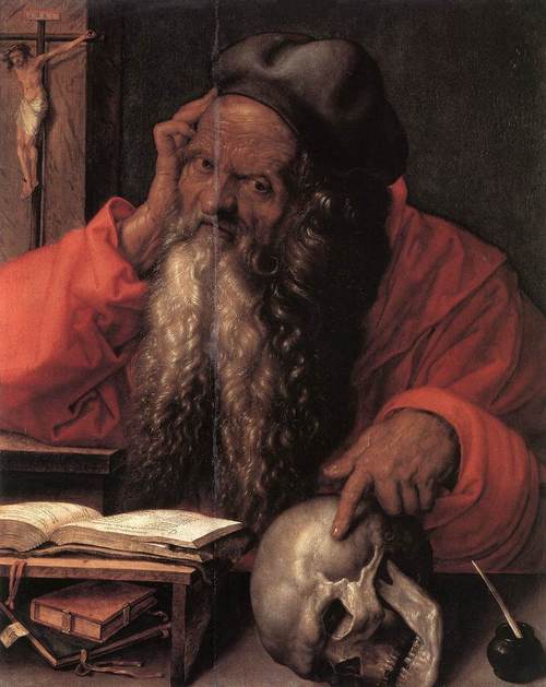 St. Jerome (detail) by Albrecht Durer