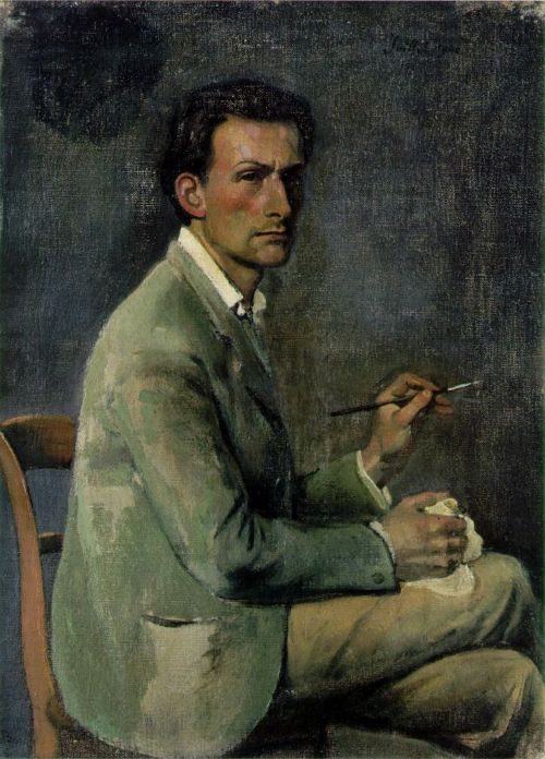 Balthus, self portrait